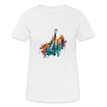 New Orleans ist eine Stadt im Süden der USA - Frauen T-Shirt atmungsaktiv - Weiß - Vorne - AI Model Female 172 dark (172cm)