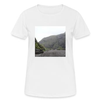Islande - T-shirt respirant Femme - blanc - Devant - AI Model Female 172 dark (172cm)