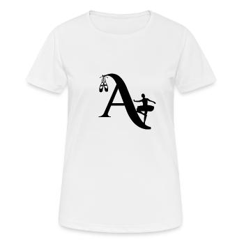 Brief an Ballerina - Frauen T-Shirt atmungsaktiv - Weiß - Vorne - AI Model Female 172 dark (172cm)