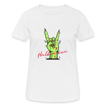 Roches d’Halloween - T-shirt respirant Femme - blanc - Devant - AI Model Female 172 dark (172cm)