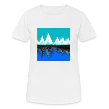 Dreamlike highs and hidden lows - Women's Breathable T-Shirt - white - Front - AI Model Female 172 dark (172cm)