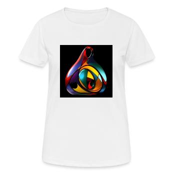 Kleinsche Flasche -04- - Frauen T-Shirt atmungsaktiv - Weiß - Vorne - AI Model Female 172 dark (172cm)