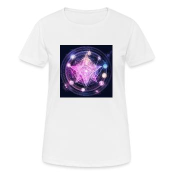 Astro Star - T-shirt respirant Femme - blanc - Devant - AI Model Female 172 dark (172cm)