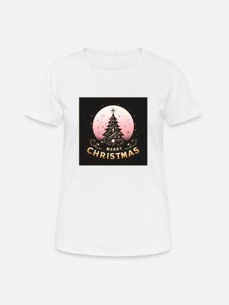 merry christmas - Women's Breathable T-Shirt - white