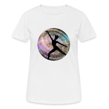 Ballerine - T-shirt respirant Femme - blanc - Devant - AI Model Female 172 dark (172cm)