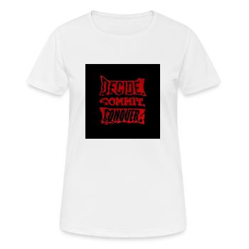 Motivation - Women's Breathable T-Shirt - white - Front - AI Model Female 172 dark (172cm)