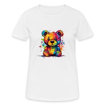 Teddy - Women's Breathable T-Shirt - white - Front - AI Model Female 172 dark (172cm)