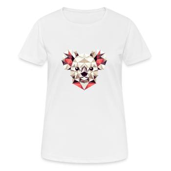 Koala // koala - Frauen T-Shirt atmungsaktiv - Weiß - Vorne - AI Model Female 172 dark (172cm)