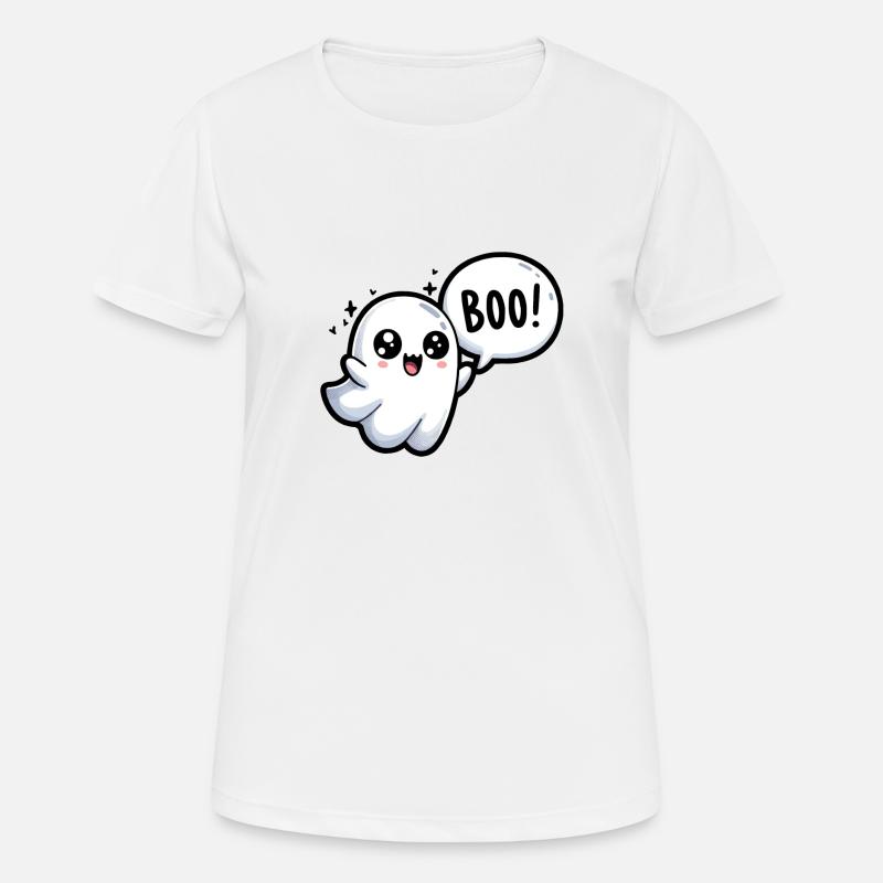 Phantom Halloween - Women's Breathable T-Shirt - white
