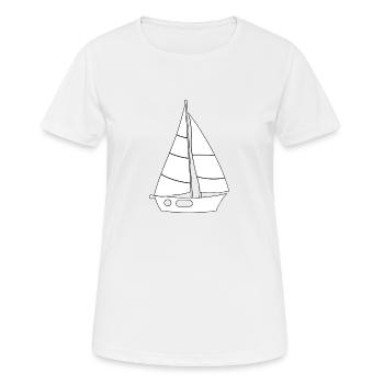 Sailing Ship Sailing Sailing Sailboat Sailing - Women's Breathable T-Shirt - white - Front - AI Model Female 172 dark (172cm)