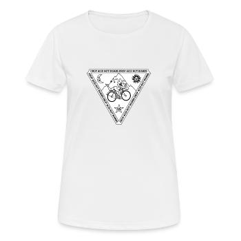 Larguez de l'acide, pas des bombes! - T-shirt respirant Femme - blanc - Devant - AI Model Female 172 dark (172cm)