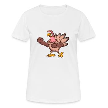 Turquie en colère - T-shirt respirant Femme - blanc - Devant - AI Model Female 172 dark (172cm)