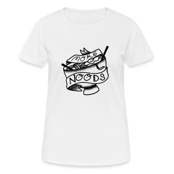 Plus de nouilles Bol de ramen plein de nouilles ! - T-shirt respirant Femme - blanc - Devant - AI Model Female 172 dark (172cm)