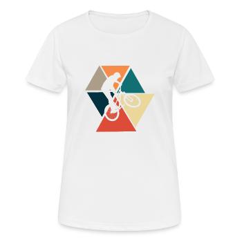 Vintage retro bike - bike gift idea - Women's Breathable T-Shirt - white - Front - AI Model Female 172 dark (172cm)