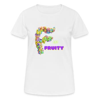 F like fruity - colorful cornflakes - Women's Breathable T-Shirt - white - Front - AI Model Female 172 dark (172cm)