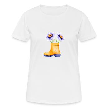 Jardin cadeau jardinier verger jardinier amateur - T-shirt respirant Femme - blanc - Devant - AI Model Female 172 dark (172cm)