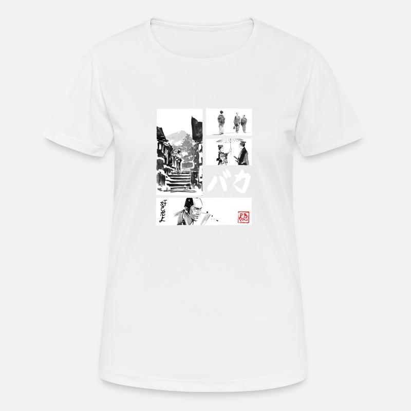 Baka manga for black - Women's Breathable T-Shirt - white