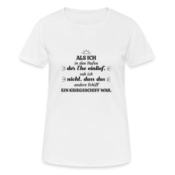 Scheidung Spruch - Frauen T-Shirt atmungsaktiv - Weiß - Vorne - AI Model Female 172 dark (172cm)