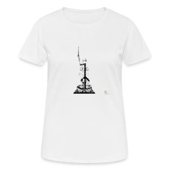 Hermann Monument peace dark - Women's Breathable T-Shirt - white - Front - AI Model Female 172 dark (172cm)