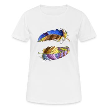 Stylo - T-shirt respirant Femme - blanc - Devant - AI Model Female 172 dark (172cm)