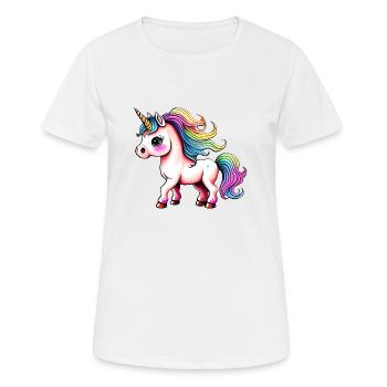 Unicorn Mythical Creature Girl Unicorns Mythical Creatures - Women's Breathable T-Shirt - white - Front - AI Model Female 172 dark (172cm)