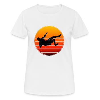 Women's Climbing Climber Climber Men - Women's Breathable T-Shirt - white - Front - AI Model Female 172 dark (172cm)