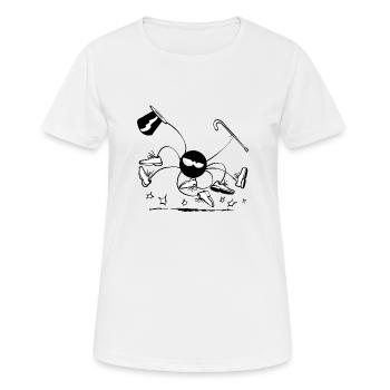 Beth the Spider - Tap Dancing (Version 2) - Women's Breathable T-Shirt - white - Front - AI Model Female 172 dark (172cm)