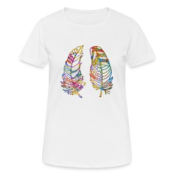 Stylo - T-shirt respirant Femme - blanc - Devant - AI Model Female 172 dark (172cm)