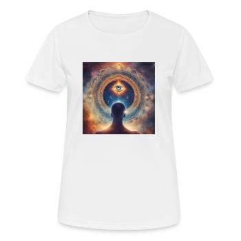 Spirituality - Women's Breathable T-Shirt - white - Front - AI Model Female 172 dark (172cm)
