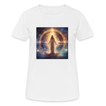 Spirituality - Women's Breathable T-Shirt - white - Front - AI Model Female 172 dark (172cm)
