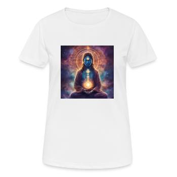 Space Astrology - Women's Breathable T-Shirt - white - Front - AI Model Female 172 dark (172cm)