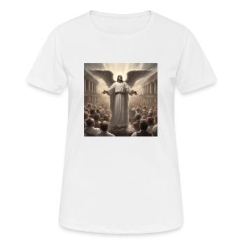 Spiritualité Astrologie - T-shirt respirant Femme - blanc - Devant - AI Model Female 172 dark (172cm)