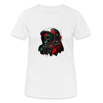 Dead spaceman - Women's Breathable T-Shirt - white - Front - AI Model Female 172 dark (172cm)
