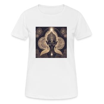 Spirituality - Women's Breathable T-Shirt - white - Front - AI Model Female 172 dark (172cm)