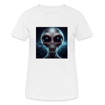 Astronomie - T-shirt respirant Femme - blanc - Devant - AI Model Female 172 dark (172cm)