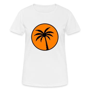 Paume 2 - T-shirt respirant Femme - blanc - Devant - AI Model Female 172 dark (172cm)
