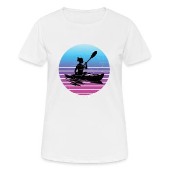 Kayak Canoë Homme Kayak Kayak Femme - T-shirt respirant Femme - blanc - Devant - AI Model Female 172 dark (172cm)