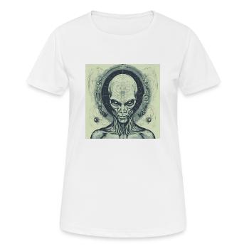 Astronomie Weltraum - Frauen T-Shirt atmungsaktiv - Weiß - Vorne - AI Model Female 172 dark (172cm)