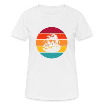 Damen Scuba Tauchen Scuba Taucher Taucher - Frauen T-Shirt atmungsaktiv - Weiß - Vorne - AI Model Female 172 dark (172cm)