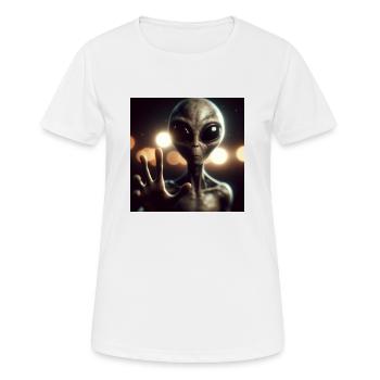 Astronomie Astrophysique - T-shirt respirant Femme - blanc - Devant - AI Model Female 172 dark (172cm)
