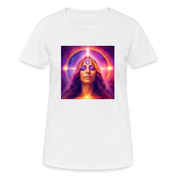 Spiritualité Astrologie - T-shirt respirant Femme - blanc - Devant - AI Model Female 172 dark (172cm)