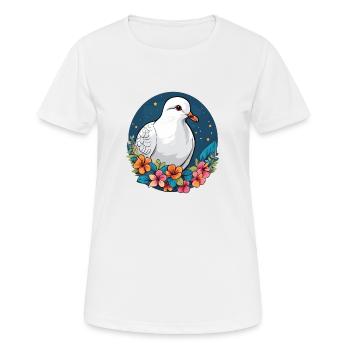 Dove - Women's Breathable T-Shirt - white - Front - AI Model Female 172 dark (172cm)
