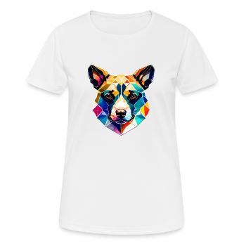 Hundehalter Hunde Haustier Hunderasse - Frauen T-Shirt atmungsaktiv - Weiß - Vorne - AI Model Female 172 dark (172cm)