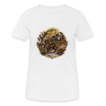 Mein eigener Ozean - Frauen T-Shirt atmungsaktiv - Weiß - Vorne - AI Model Female 172 dark (172cm)