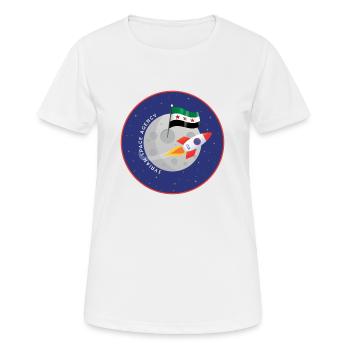 Agence spatiale syrienne - T-shirt respirant Femme - blanc - Devant - AI Model Female 172 dark (172cm)