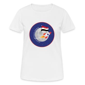 Ägyptische Raumfahrtbehörde - Frauen T-Shirt atmungsaktiv - Weiß - Vorne - AI Model Female 172 dark (172cm)