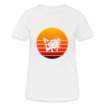 Diver Diving Scuba Diving Men's Diving - Women's Breathable T-Shirt - white - Front - AI Model Female 172 dark (172cm)