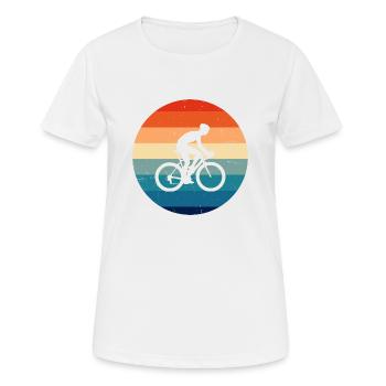 Road Cyclist Men Road Bike Road Bike Road Bike - Women's Breathable T-Shirt - white - Front - AI Model Female 172 dark (172cm)