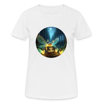 Firefly Family - Women's Breathable T-Shirt - white - Front - AI Model Female 172 dark (172cm)