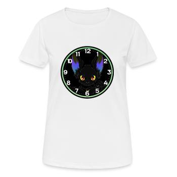 Fledermaus-Stunden-Maus - Frauen T-Shirt atmungsaktiv - Weiß - Vorne - AI Model Female 172 dark (172cm)